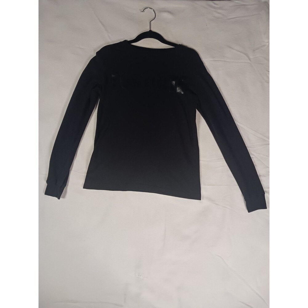 FortNite Black On Black Logo Screen Print Youth Long Sleeved Shirt- Sz.8
